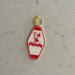 Taylor swift eras tour patriarchy keychain bag charm